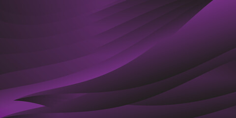 Dark purple silk satin and smooth stripes. Abstract elegant background for design. Color gradient.