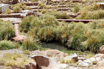 The Puritama Hot Springs (Termas de Puritama), Atacama desert, Chile.