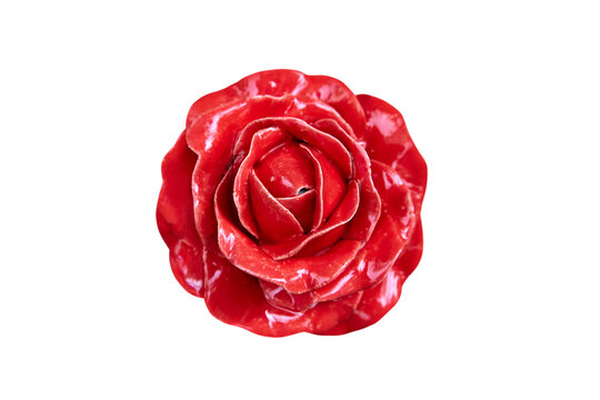 Beautiful rose imitation. Series of 6 roses for further image montages.
