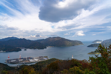 Fototapeta premium 五老ヶ岳公園展望タワー