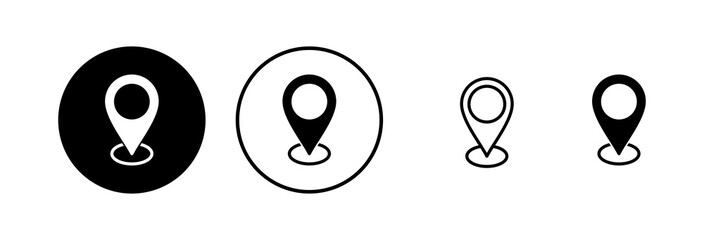 Address icon vector illustration. home location sign and symbol. pinpoint