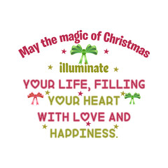 Christmas Phrases, Vector Designs