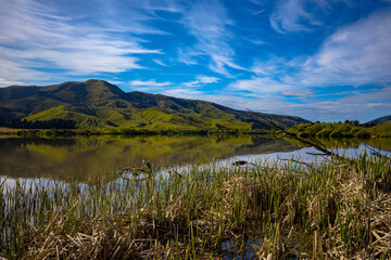 Lake Elterwater, or Te Ruakanakana, Marlborough New Zealand
