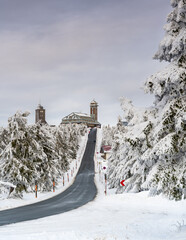 Blick zum Fichtelberg(haus)