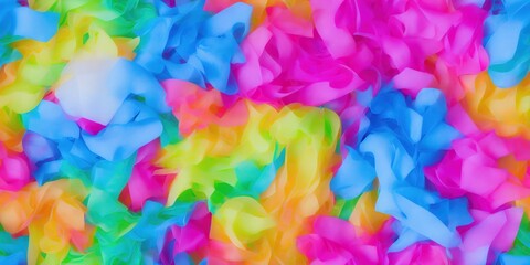 Colorful Paper Seamless Infinite Pattern, Generative AI
