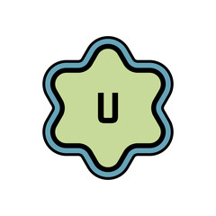 Alphabet icon vector design templates