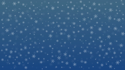 雪が舞い落ちる背景素材，夜空、紺色