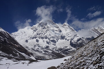 히말라야 산 눈 설산 여행