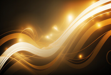 Fototapeta premium Light Lines with a Gentle Background Background Abstract, abstract. Generative AI