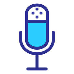 Illustration of Microphone design Icon