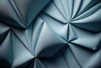 Obraz premium Background with texture of folded leather in bluish gray. Generative AI