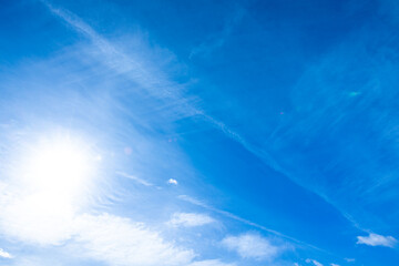 青い空と秋の雲