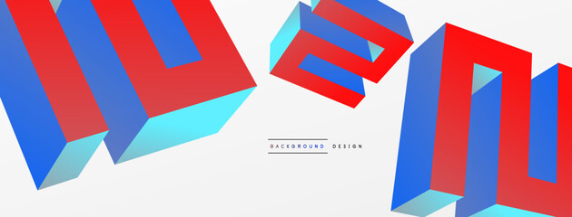 Fototapeta premium Abstract line background. Trendy techno business template for wallpaper, banner, background or landing