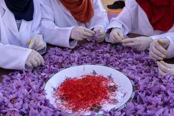 Foto op Plexiglas Moroccan saffron © Brahim