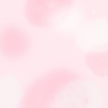 Blurred pink background.