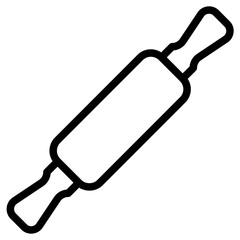 rolling pin line icon