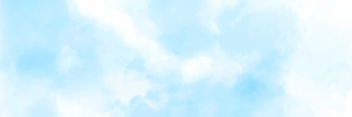 beautiful blue sky and clouds in the summer day. blue sky background texture with white clouds.