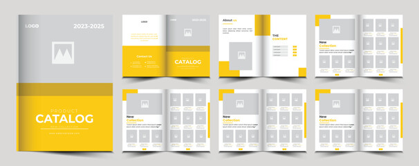 product catalog design template layout or company product catalogue design template