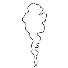 Cartoon smoke and dust clouds