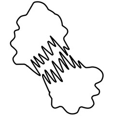 Cartoon smoke and dust clouds