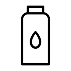 Bottle Icon Line Style