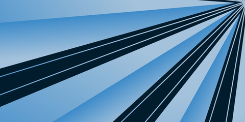 Obraz premium Stripes abstract background. Black and blue denim color burst background with minimal gradient. Vector illustration.