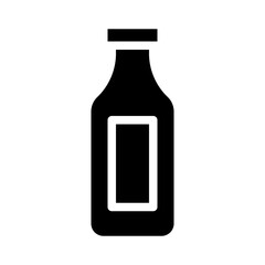 Bottle Icon Glyph Style