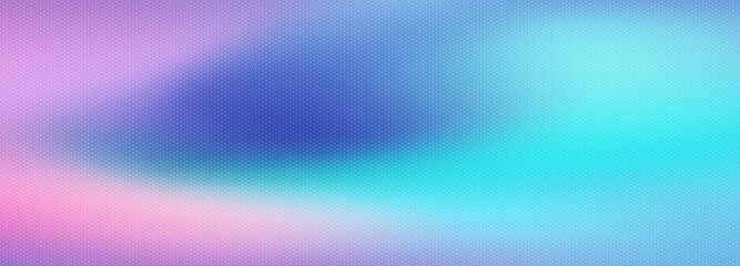 Pink purple cyan blue gradient background blank. Horizontal banner or wallpaper tamplate. Copy space, place for text, text area. Bright illustration. Space metaverse web 3 technology texture