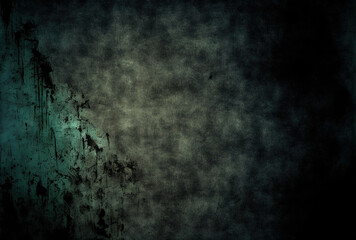 Obraz premium Dark grungy background texture with scratches of bleach. Generative AI