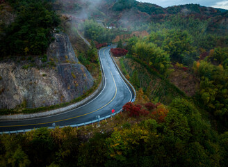 highway in the mountains