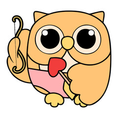 valentine owl