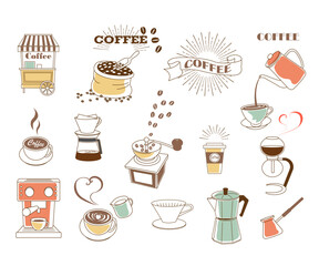 おしゃれなコーヒーセット