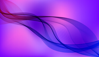 Vector abstract wave line colorful landing page flat background vector design