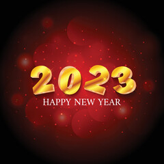 happy new year 2023 creative background design.