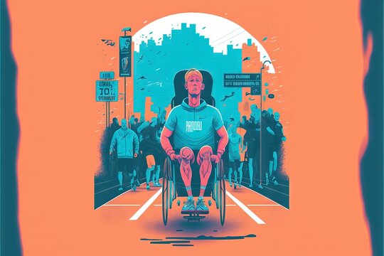 Marathon Winners on Wheelchair, Being an Example for the entire world on the Inclusion subject