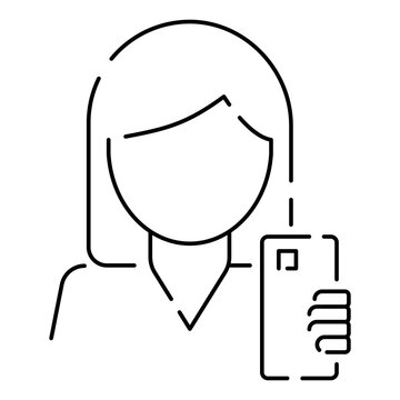 Selfie vector line icon. Take a selfie photo. cell phone front camera and selfie stick