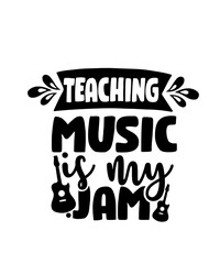 teaching music is my jam svg