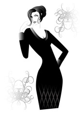 女性、ドレス、ファッション