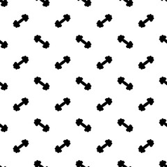 dumbbell pattern for background and printable
