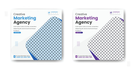 	
Digital marketing Social media post template. Corporate Business Social media post. Instagram feed post, social media poster. corporate business marketing banner ads for social media post
