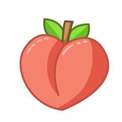 Color Peach Vectors Illustration