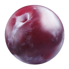 Obraz premium Delicious plum, isolated on white background