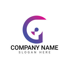 Modern G Letter Logo Design Vector File