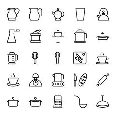 Outline icon for Kitchen & utensils