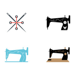 Vector illustration tailor logo template.