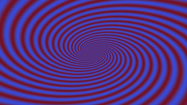 Turning whirlpool round midle point. Colorful strips