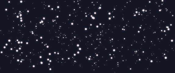 Abstract night sky shining stars perfect for background, wallpaper, card, banner.
