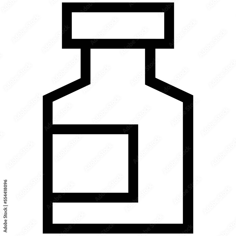 Sticker Medicine Bottle 