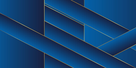 Obraz premium Abstract background design with diagonal dark blue line pattern. Vector horizontal template for business banner, formal invitation, luxury voucher, prestigious gift certificate.