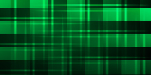 Fototapeta premium Abstract dark green geometric background. Composition of lines and stripes. Vector illustration.